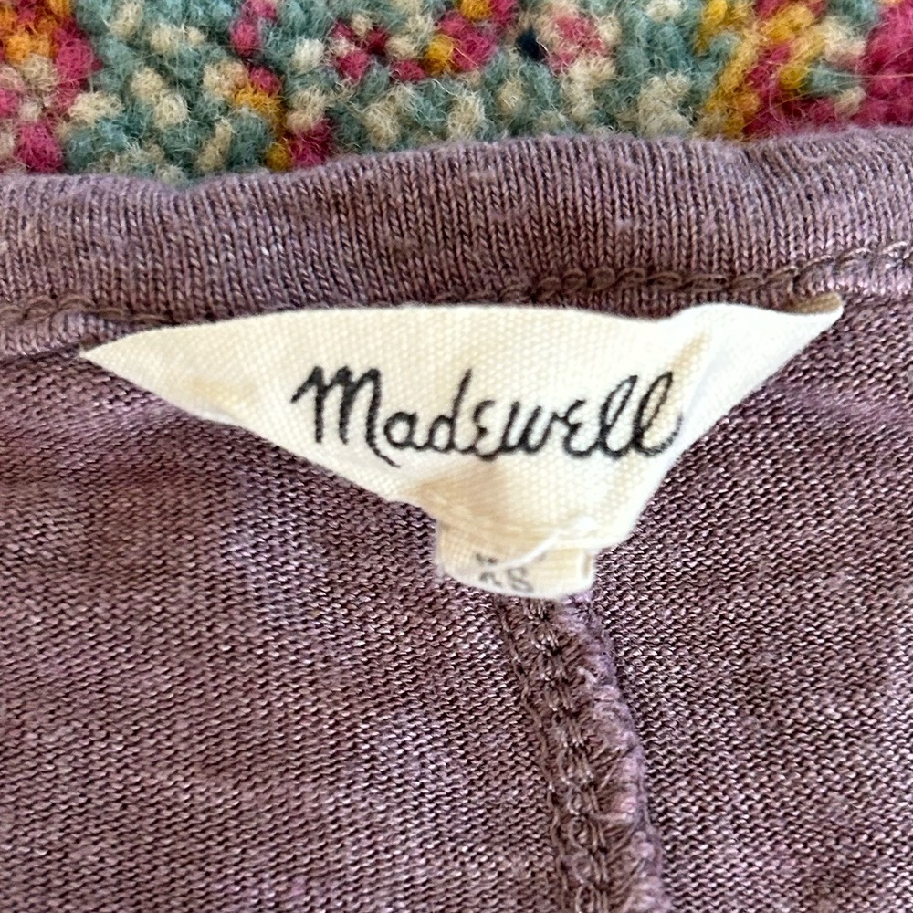 Madewell | Women’s Mauve/Purple Knit Crewneck Tank Shift Highpoint Dress Size XS - Picture 14 of 16